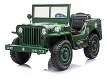 Comprar Camioneta Jeep Willy Militar Antiguo Bateria 24v 4x4 Xxl