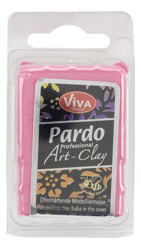 Viva Decor Pardo Art Clay Translucido 56 g Color Rojo