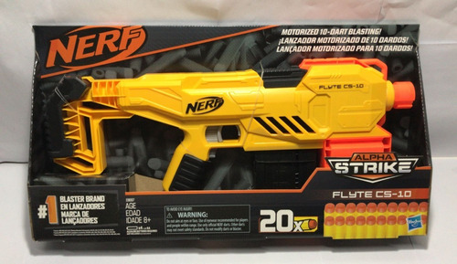 Nerf Pistola Dardo Alpha Strike Flyte Cs-10 Hasbro E8697 Srj