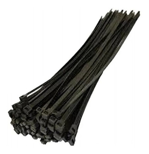 Amarras Plásticas Negra  7,6 X 150mm Wurth / 100 Unidades