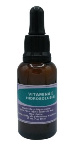 Vitamina E Hidrosoluble Pura Tópica Ant - mL a $833