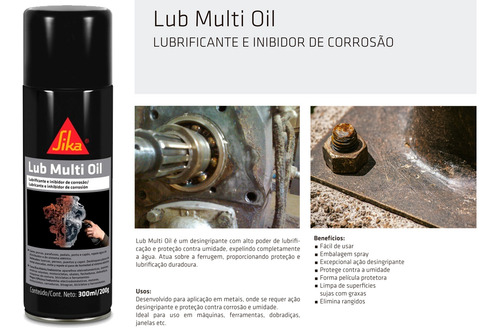 Sika Spray Oleo Anticorrosivo Desingripante Lubrificante