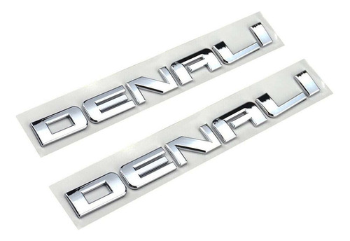 Par De Emblemas Laterales Gmc Denali