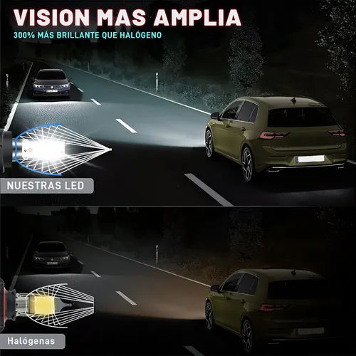 Yan Kit Luces Csp Led H4 H11 Luz Alta/baja/niebla For Nissan