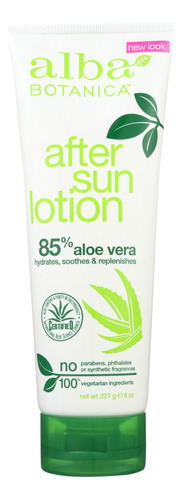 After Sun Locion 85% Aloe Vera 8 Oz