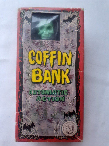 Brinquedo De Corda - Coffin Bank - Anos 70 - Importado