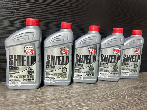 (5 Pzas) Aceite Para Motor Sintético. Choice 5w-30