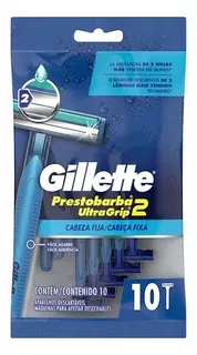 Máquina Para Afeitar Gillette Prestobarba2 Ultragrip 10 und