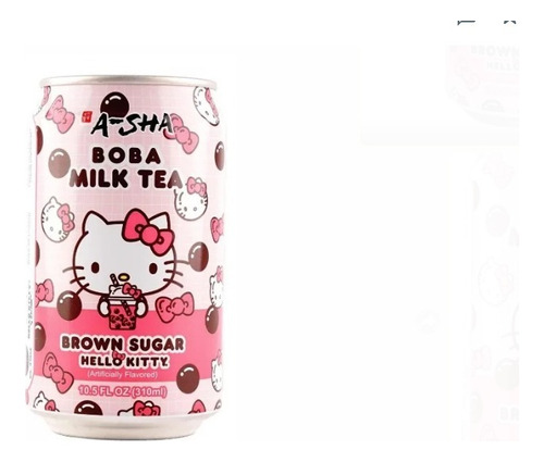 Hello Kitty Bebida De Té Con Leche Boba 10.5 Oz