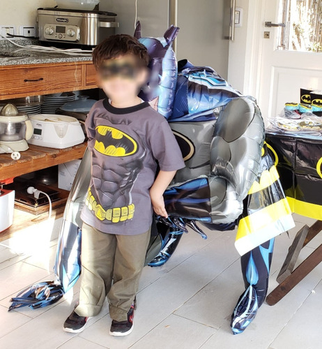 Batman Inflable Tamaño Humano Para Festejo De Cumpleaños