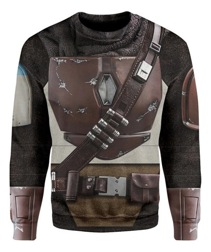 Star Wars Mandalorian - Sudaderas De Manga Larga Para Hombre