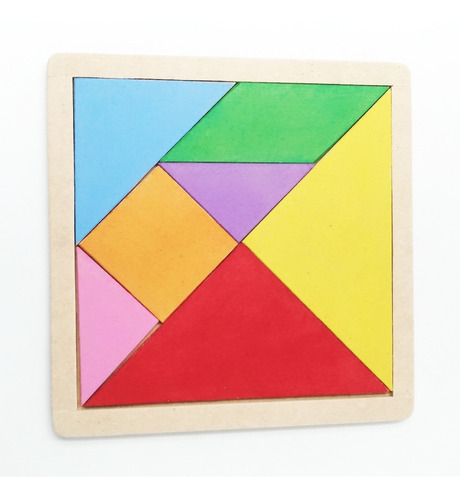 Rompecabezas Tangram Madera Juguetes Didácticos - Jdm-001