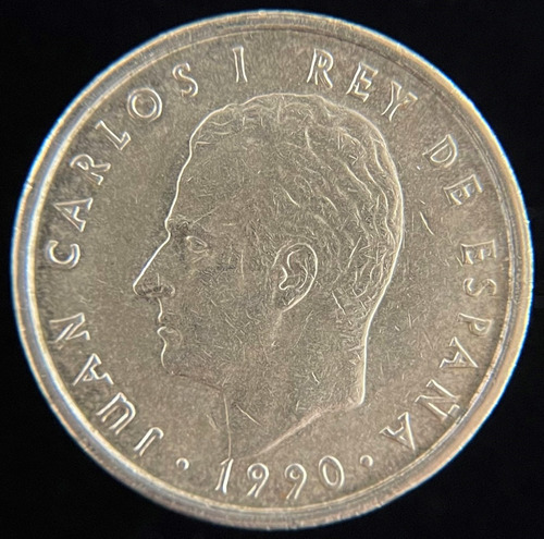 España, 100 Pesetas, 1990. Juan Carlos I. Xf