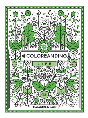 Coloreanding Life - V&r - Libro Arterapia