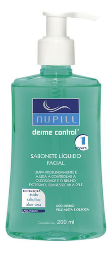 Nupill Derme Control Sabonete Líquido Facial 200ml