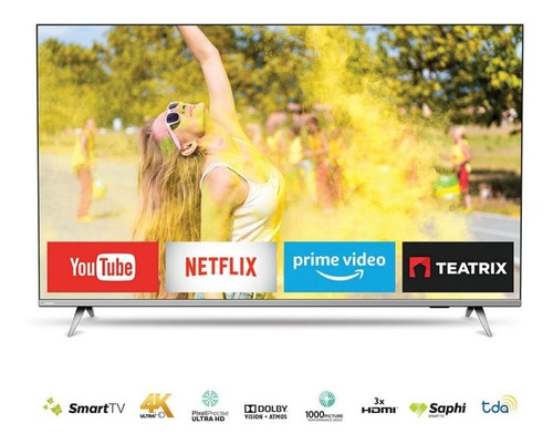 Smart Tv Philips 4k 50 Pulgadas 50pud6654/77 Wifi Uhd Hdr10+