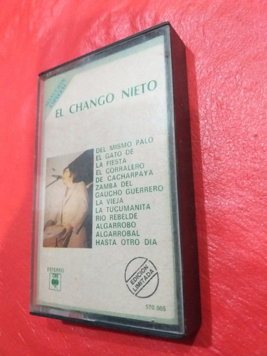 Cassette De El Chango Nieto. Edición Limitada