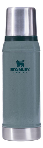 Stanley Termo Clásico 750 ML con Tapón Cebador de acero inoxidable verdeclassic