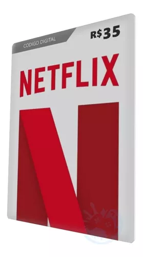 Cartão Pré Pago Netflix - Gift Card 35 Reais - Envio Na Hora