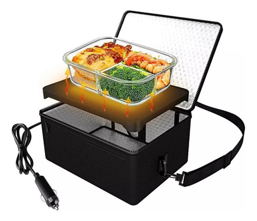 Mini Horno Microondas Portátil Con Aislamiento Para Coche