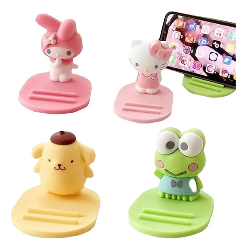 Soporte Base Sujetador Celular Hello Kitty Sanrio Personajes