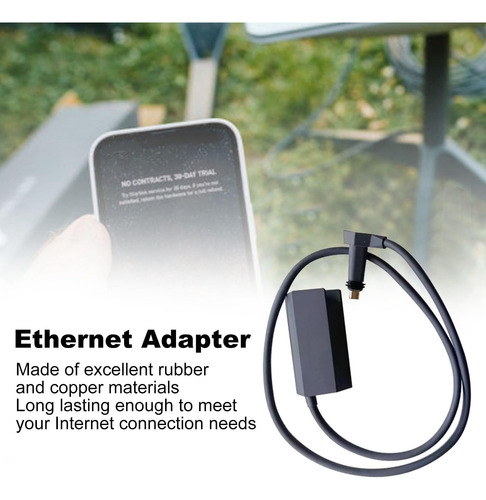 Adaptador Ethernet Starlink Para V2, Adaptador Ethernet