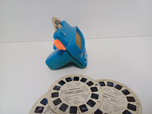 7k Antiguo View Master Juguete Visor Mas 3 Discos