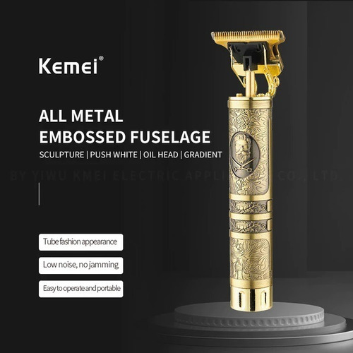 Imagen 4 de 10 de Maquina Patillera Barberia Profesional Kemei Km-228 Recargab