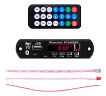 Comprar Tecneu Modulo Mp3 Usb V3.0 Color Negro Reproductor De Audio Bluetooth Mp3 Usb Auxiliar Radio Con Control Remoto