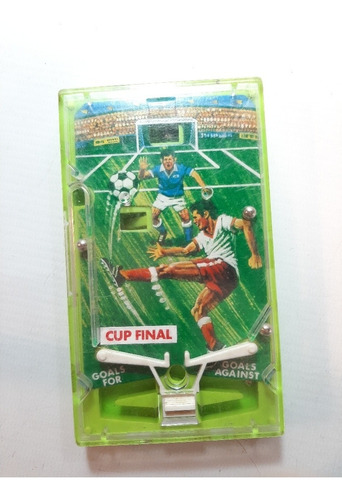 Imagen 5 de 5 de Antiguo Pinball De Bolsillo Futbol Cup Final 1975 Ro 986