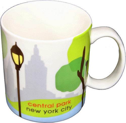 Starbucks Mug Tazon De Cafe Central Park New York City 2007