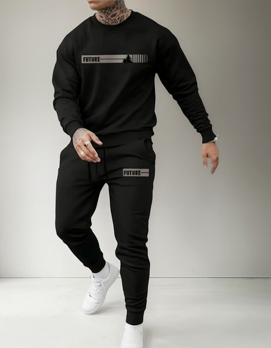 Conjunto Pants Y Sudadera Hombre Comodo Casual Future