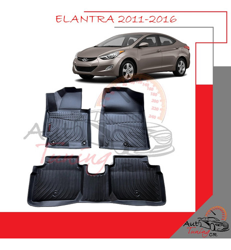 Alfombras Tipo Bandeja Hyundai Elantra 2011-2016