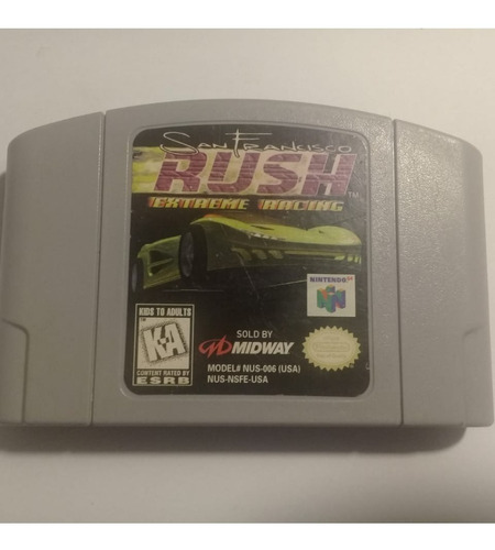 Juego San Francisco Rush Nintendo 64 Palermo V Lopez