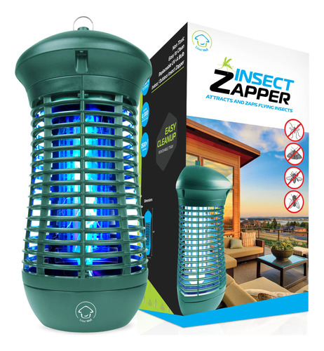 Exterminador De Insectos 4000 V Para Interiores Y Exteriores