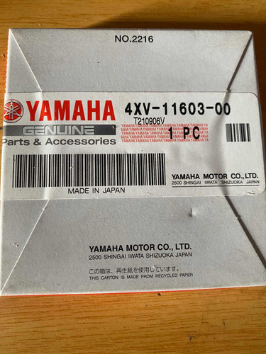 Anillos Pistón Standard Yamaha Fazer250 Lander250 Xtz250
