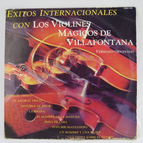 D2861 Exitos Int Con Los Violines De Magicos Villafontana Lp