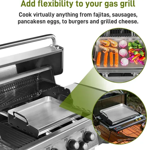 Griddle top for gas grill clearance