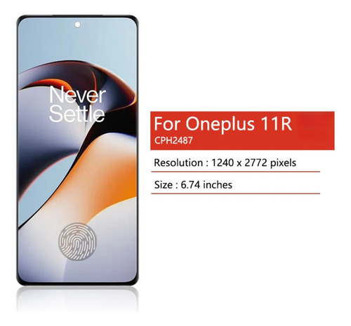 Descuento. Aplicable A: Pantalla Táctil Amoled For Oneplus
