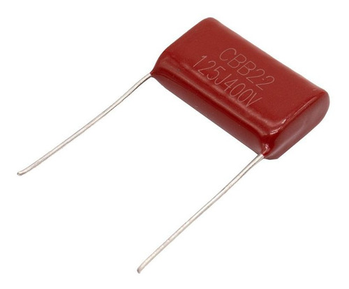 5 Pzas Capacitor De Poliéster 400v 1.2uf - 125j