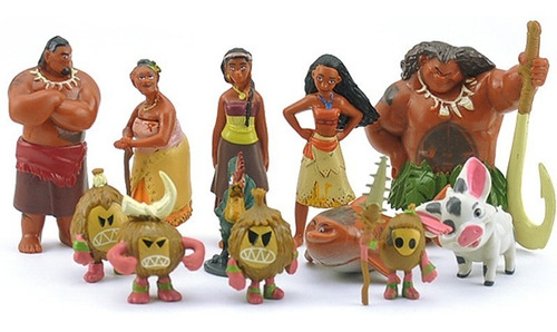 Moana Set De Figuras De Princesa Moana Colección Completa 