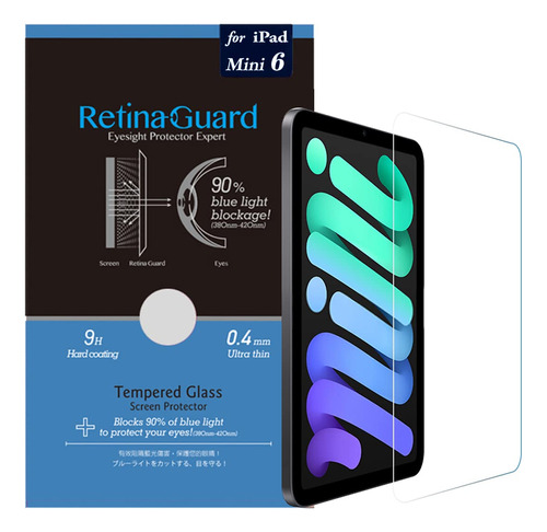 Retinaguard Protector De Pantalla De Vidrio Templado Anti Lu