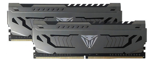 Memoria RAM Viper Steel gamer color gunmetal grey 8GB 2 Patriot PVS48G320C6K