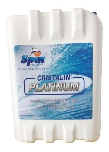 Spin Cristalin Platinum  Para Alberca 5 Litros 