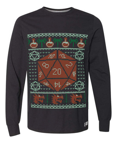 Sudadera Sueter Navideño Dungeons Ugly Calabozos Y Dragones