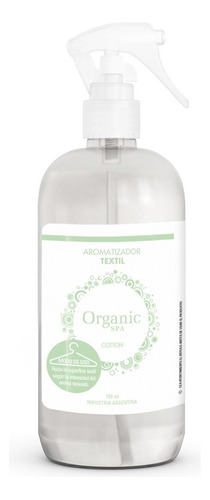 Aromatizador Textil Cotton 500ml Organic Spa