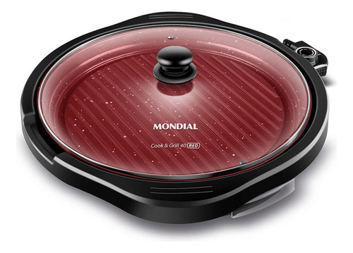 Grill G-03-rc 127v/60hz Red Ceramic