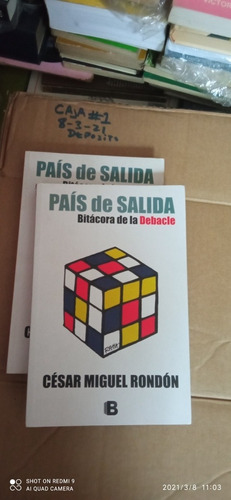 Libro País De Salida. César Miguel Rondón