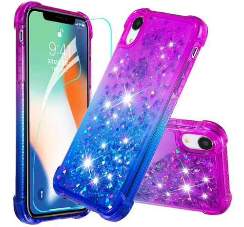 Funda Para iPhone XR Con Protector De Pantalla Niña Wom4376