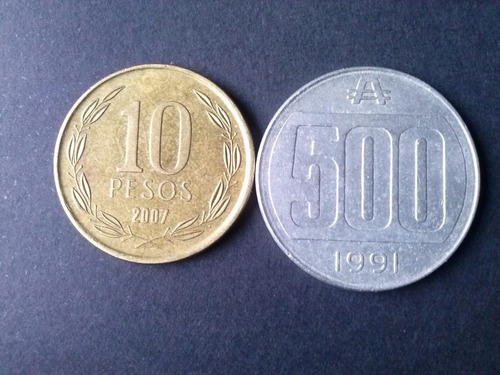 Moneda Argentina 500 Australes Aluminio 1991 Impecable (c7)